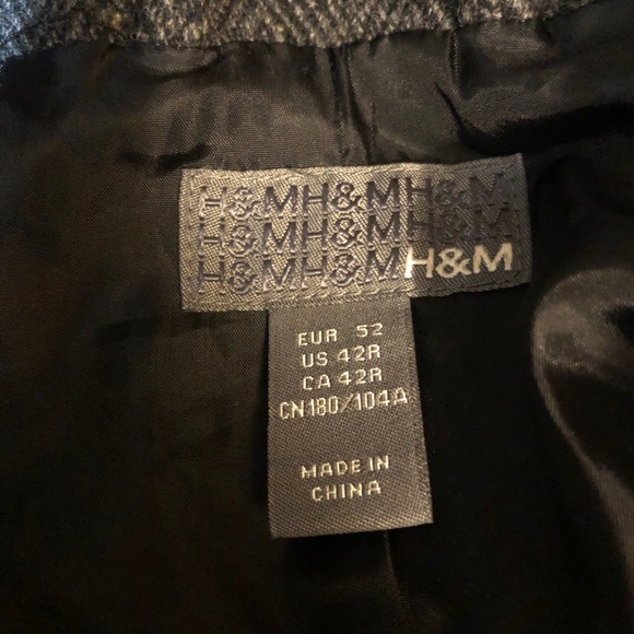 H&M Men’s Wool Winter Coat - Picture 3 of 5